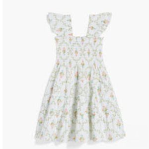 The Tiny Ellie Nap Dress - Pastel Trellis-NWT